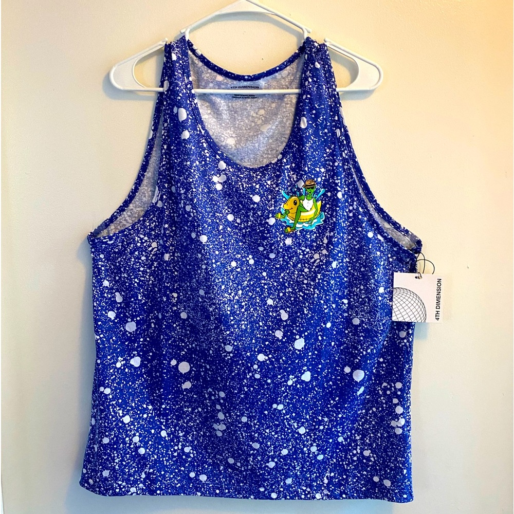 4th Dimension Tank Top with Alien Graphic
